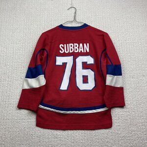 PK Subban Montreal Canadiens Official NHL Jersey Youth S/M Team Apparel Hockey